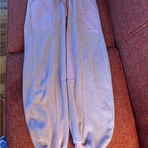 Outdoor Voices Lavender Fleece Track Pants